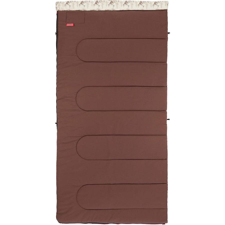 Coleman Autumn Trails 30 Degree Sleeping Bag, Standard, Brown and Deer print | Coleman | 02