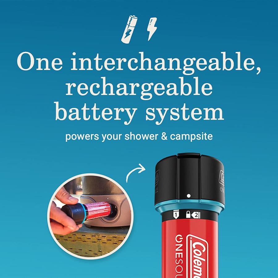 Coleman ONESOURCE Rechargeable Pump Sprayer Camp Shower | Coleman | 01
