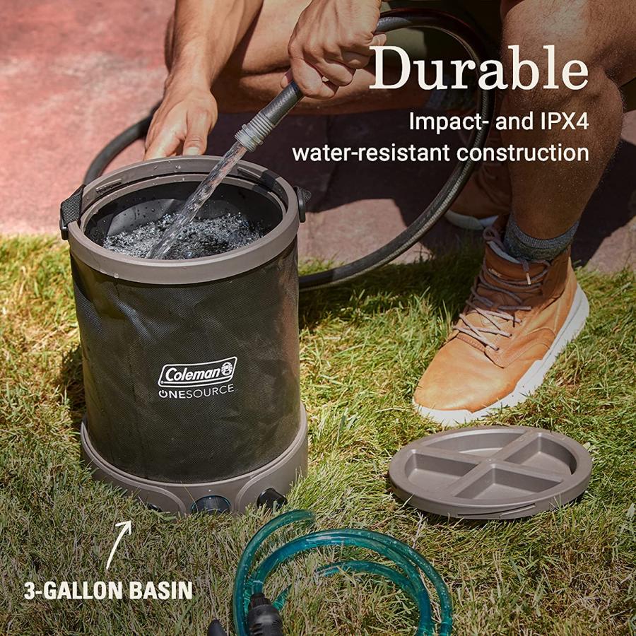 Coleman ONESOURCE Rechargeable Pump Sprayer Camp Shower | Coleman | 02