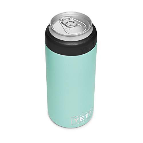 YETI Rambler 12オンス コルスター スリム缶クーラー:YETI 真空断熱 ステンレス製、シーフォーム | YETI