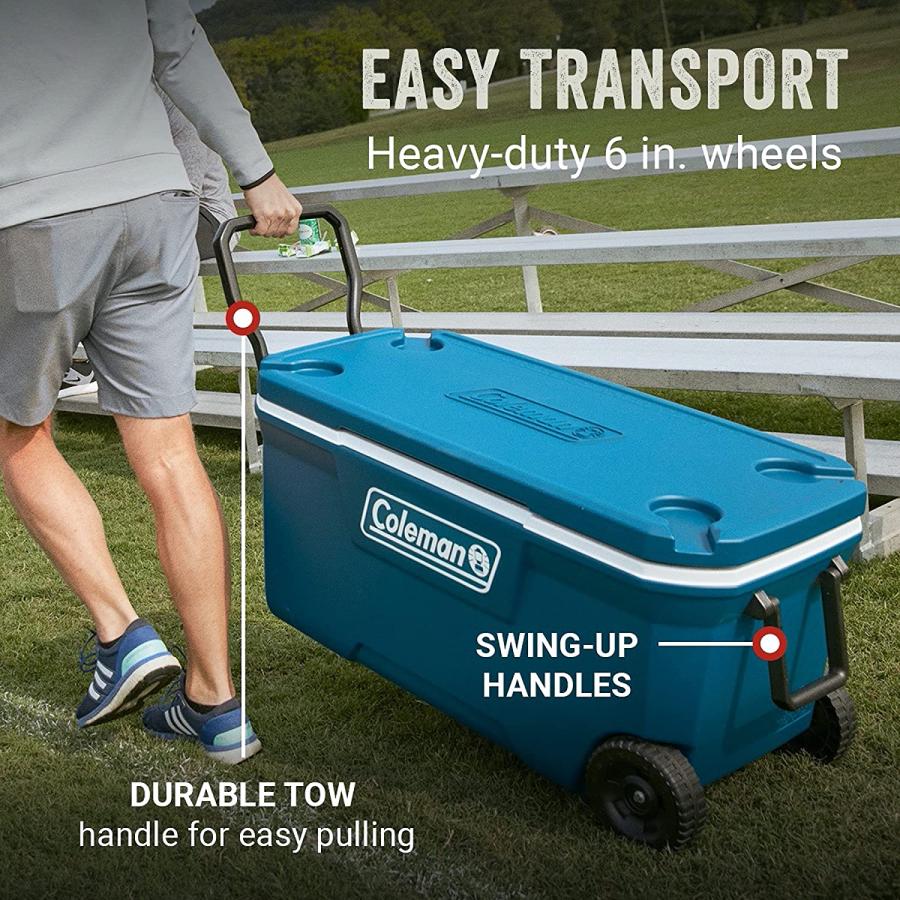 Coleman Ice Chest Coleman 316 Series Wheeled Hard Coolers, 100qt Space Blue | Coleman | 02