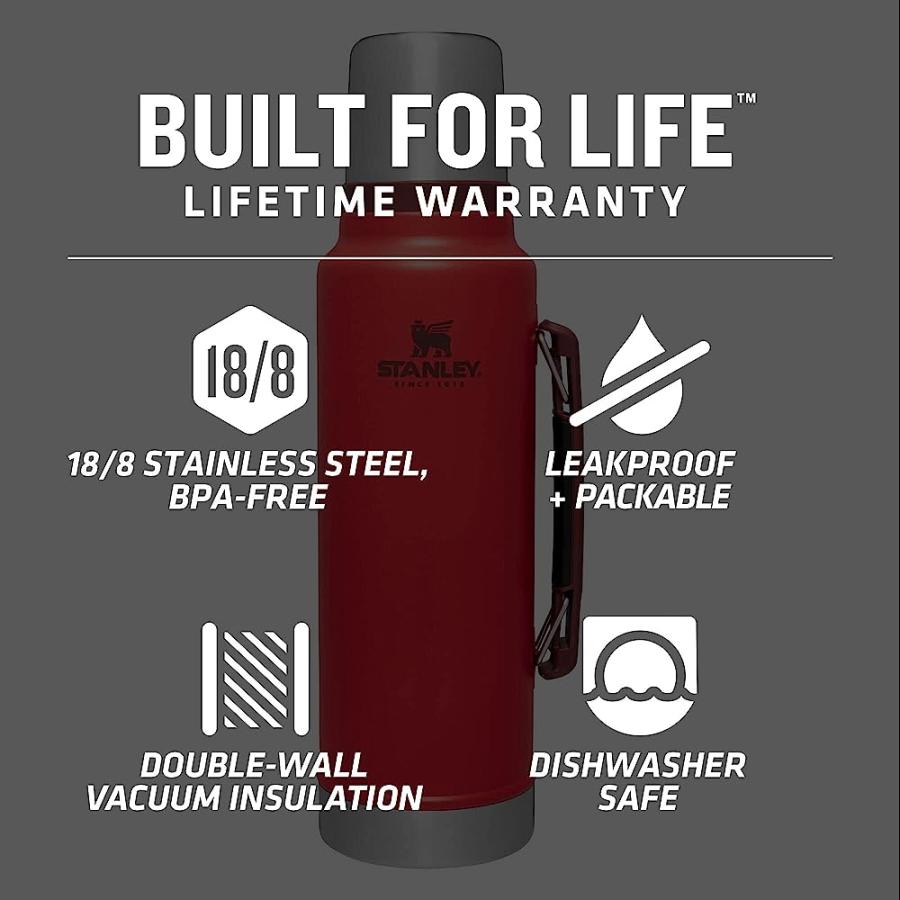 STANLEY LEGENDARY CLASSIC BOTTLE 1.5QT LAVA | STANLEY | 04