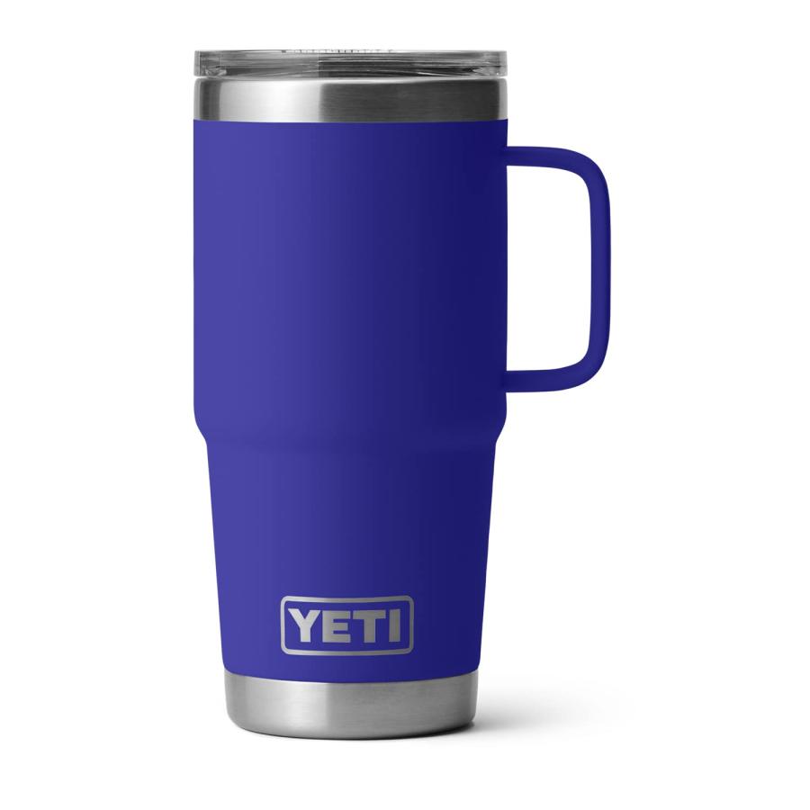 YETI Rambler 20オンス トラベルマグ ストロングホールド蓋付き 真空断熱 ステンレス製、オフショアブルー | YETI | 02