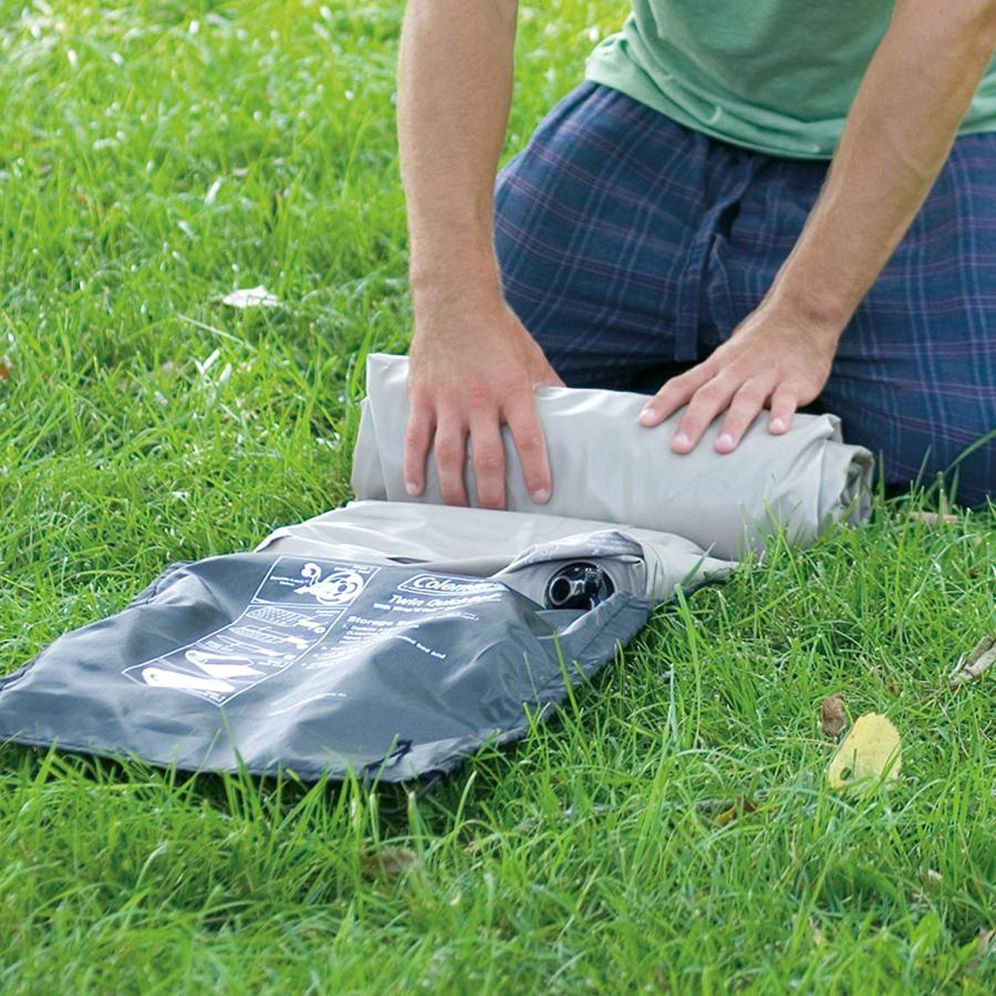 Coleman Air Mattress with Soft Plush Top EasyStay Single-High Inflatable Air Bed | Coleman | 06