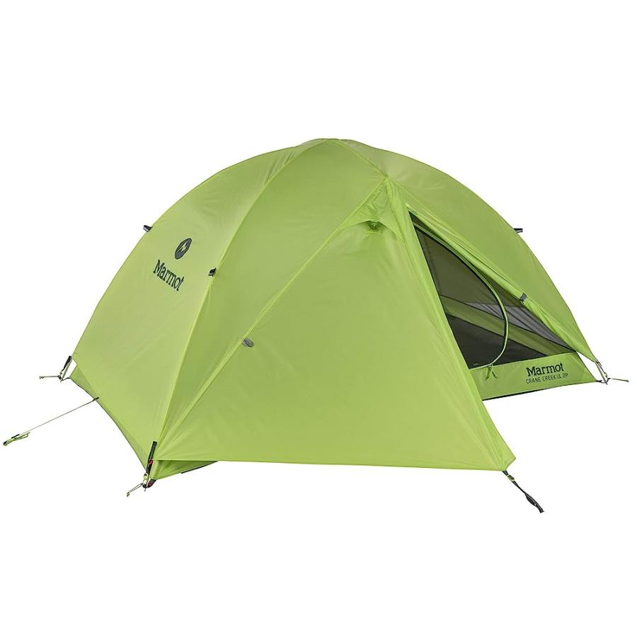 MARMOT CRANE CREEK 2-PERSON ULTRA LIGHTWEIGHT BACKPACKING AND CAMPING TENT, MACAW GREEN/CROCODILE | Marmot | 01