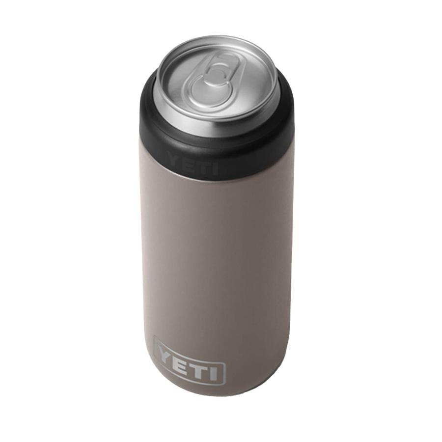 YETI Rambler 12オンス コルスター スリム缶クーラー:YETI 真空断熱 ステンレス製、シャープテイルトープ | YETI