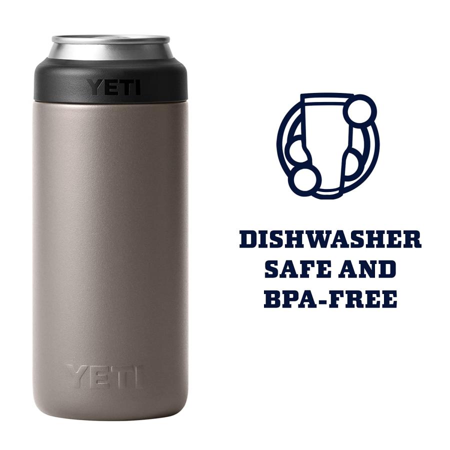 YETI Rambler 12オンス コルスター スリム缶クーラー:YETI 真空断熱 ステンレス製、シャープテイルトープ | YETI | 04
