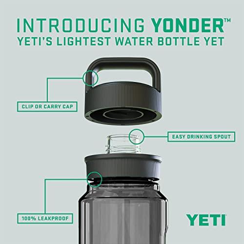 YETI YONDER 1L/34 OZ WATER BOTTLE WITH YONDER CHUG CAP, CHARCOAL | YETI | 01