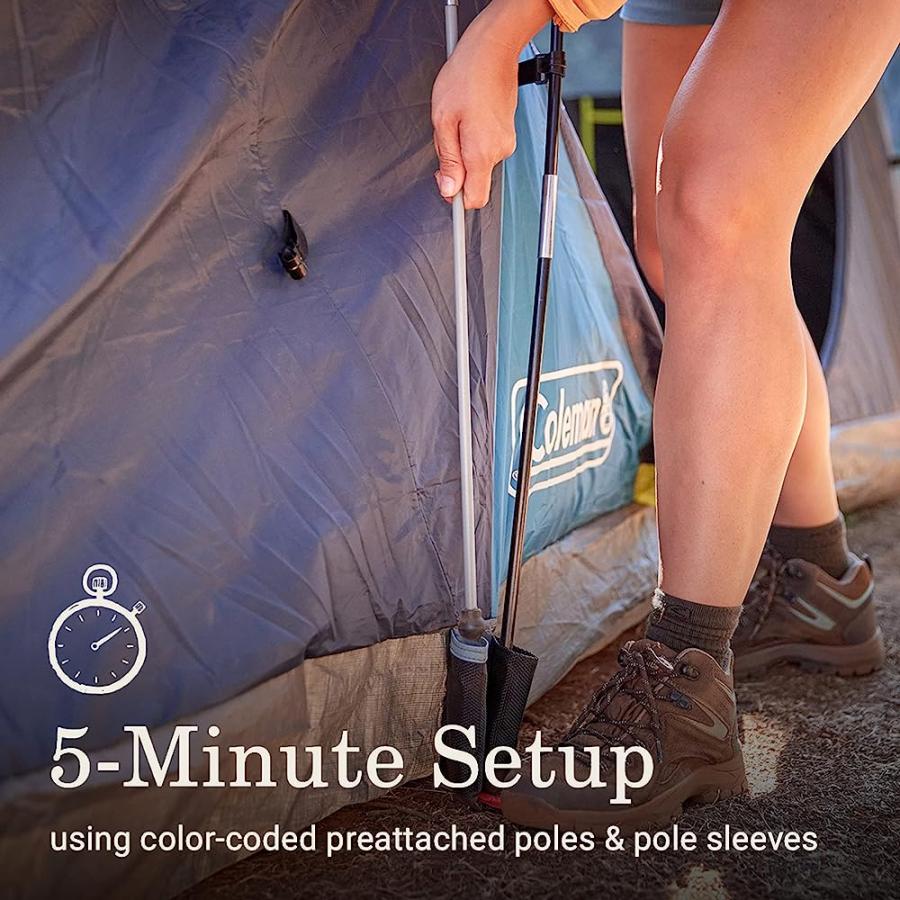 COLEMAN SKYDOME CAMPING TENT WITH DARK ROOM TECHNOLOGY, 10 PERSON | Coleman | 02