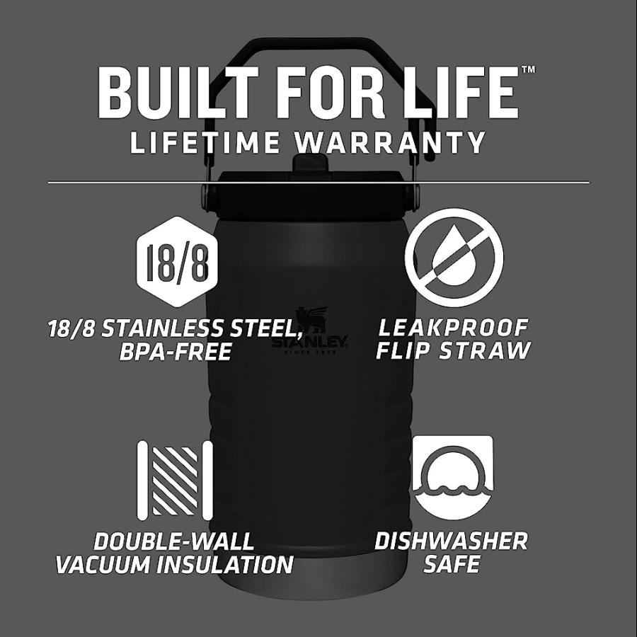 STANLEY ICEFLOW FLIP STRAW JUG 64OZ CHARCOAL | STANLEY | 03