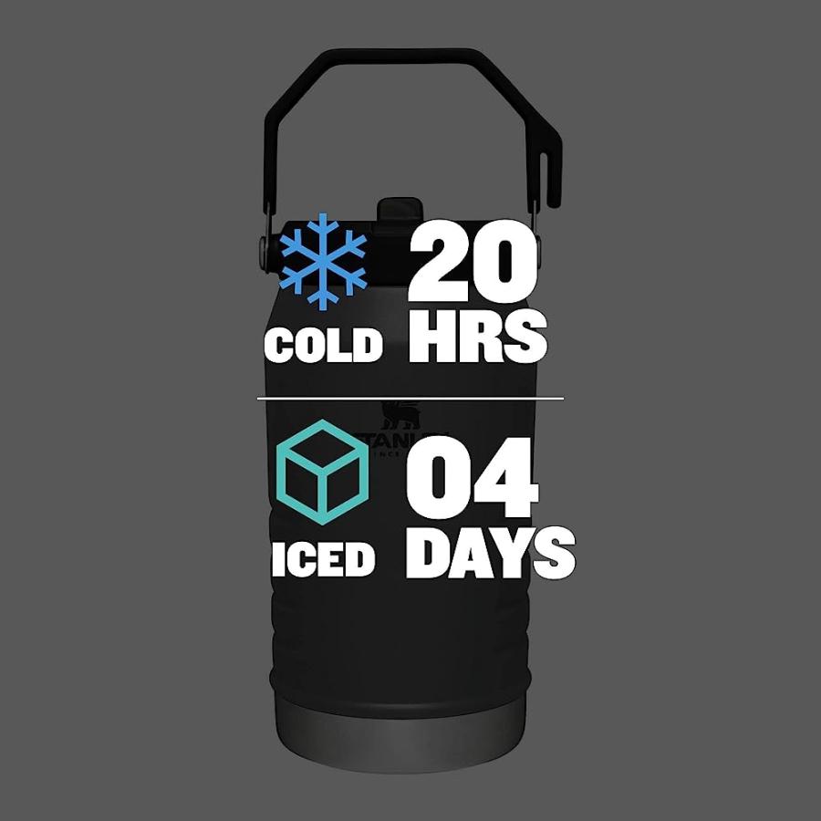 STANLEY ICEFLOW FLIP STRAW JUG 64OZ CHARCOAL | STANLEY | 04