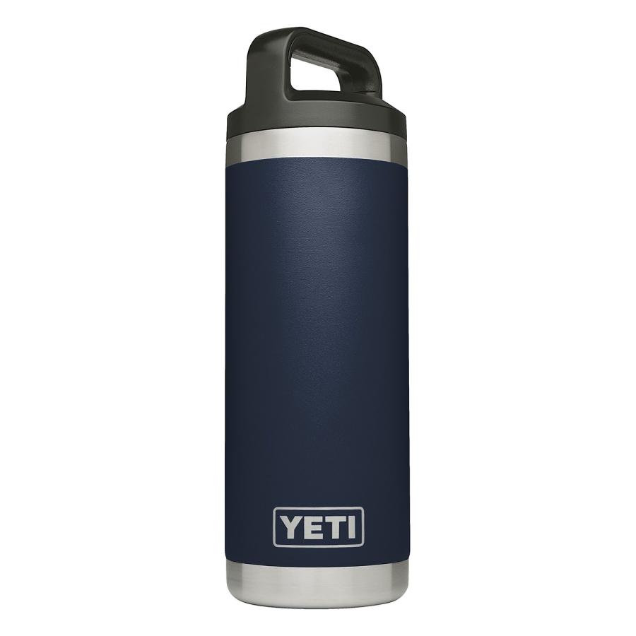 YETI Rambler 18オンス ボトル 真空断熱 ステンレス製、ネイビー | YETI