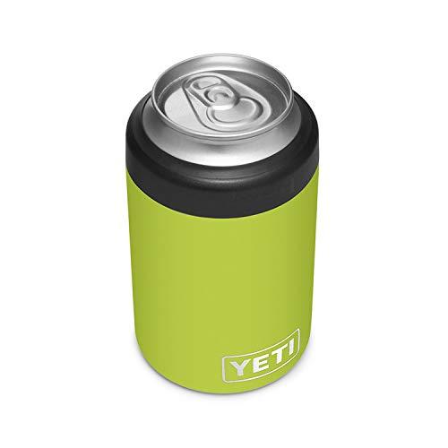 YETI Rambler 12オンス コルスター 標準缶クーラー:YETI 真空断熱 ステンレス製、シャルトリューズ | YETI