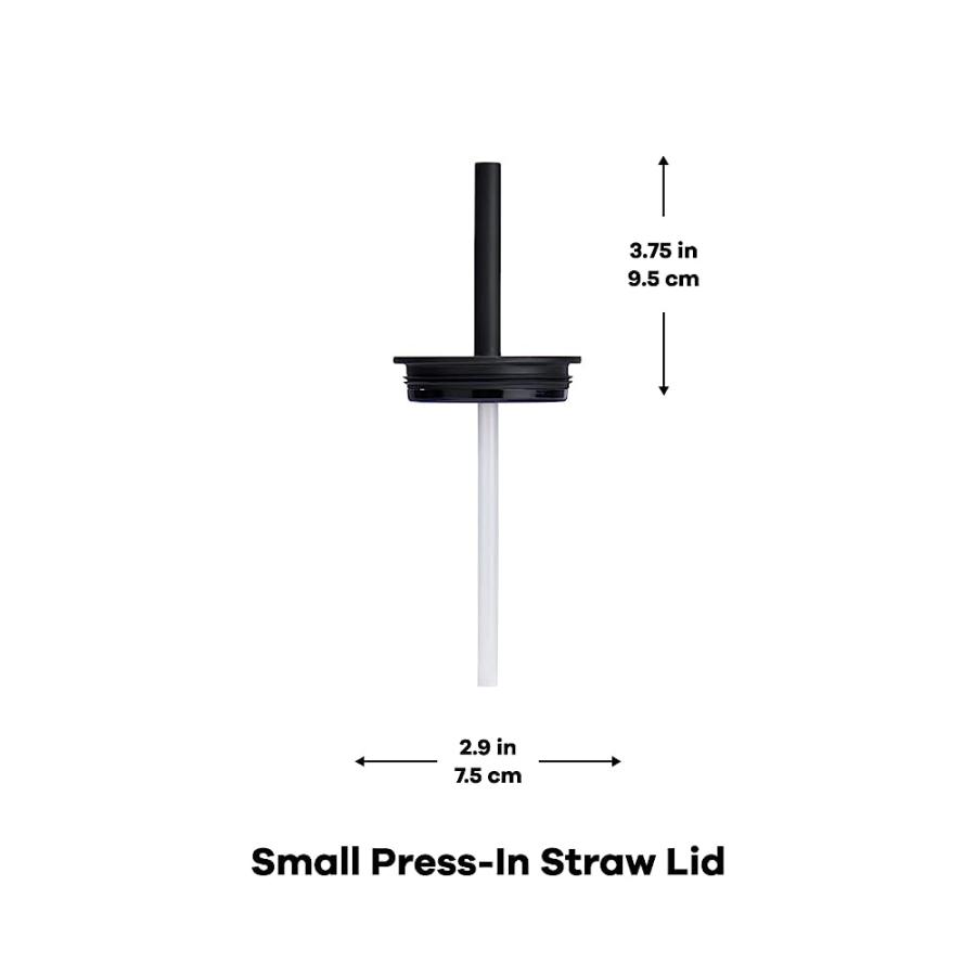 HYDRO FLASK PRESS-IN LIDS VARIOUS - TUMBLER AND COFFEE MUG ACCESSORY, BLACK, STAW LID | HYDRO FLASK | 03