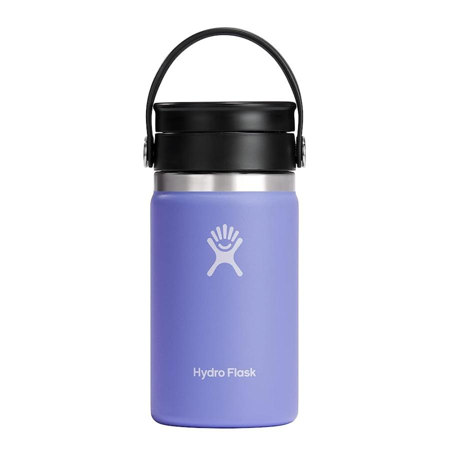 HYDRO FLASK 12 OZ WIDE MOUTH WITH FLEX SIP LID STAINLESS STEEL REUSABLE WATER BOTTLE LUPINE -VACUUM INSULATED, DISHWASHER SAFE, BPA-FREE, NON-TOX | HYDRO FLASK