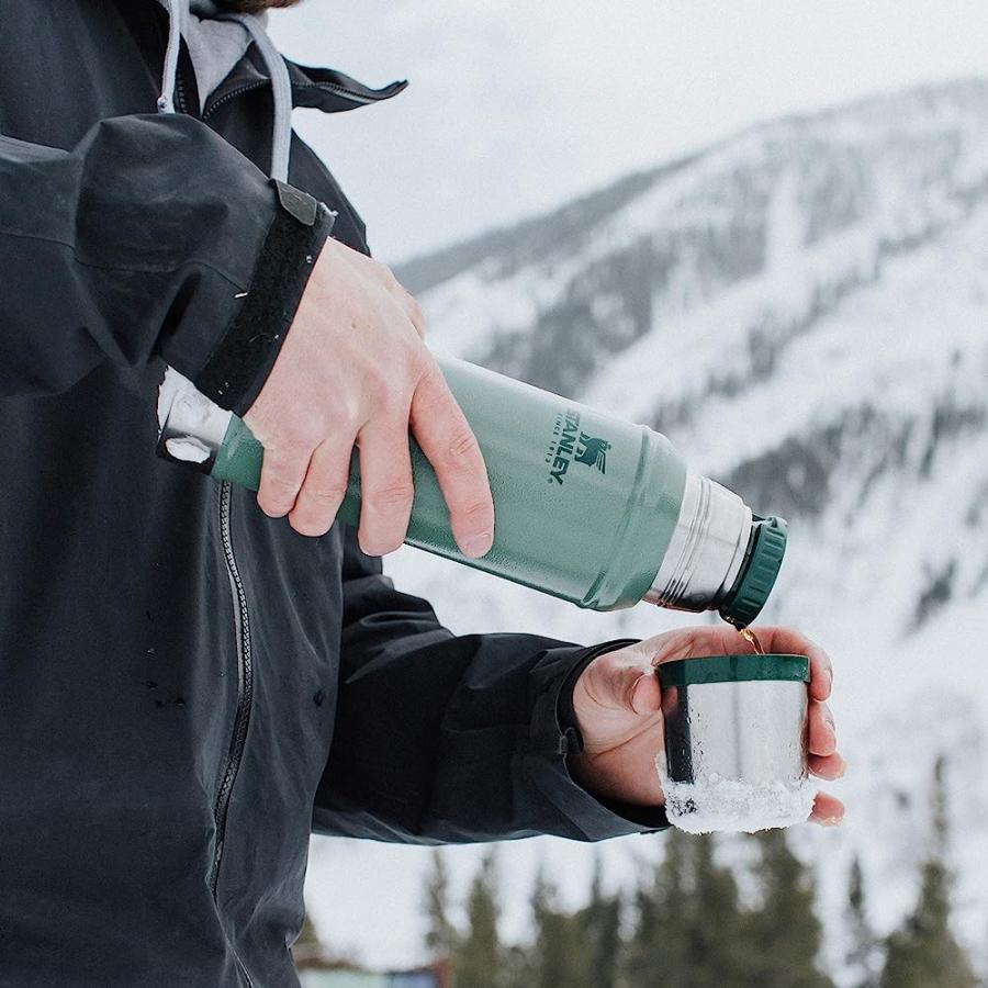 STANLEY CLASSIC VACUUM INSULATED WIDE MOUTH BOTTLE - BPA-FREE 18/8 STAINLESS STEEL THERMOS FOR COLD & HOT BEVERAGES KEEPS LIQUID HOT OR COLD FOR | STANLEY | 07