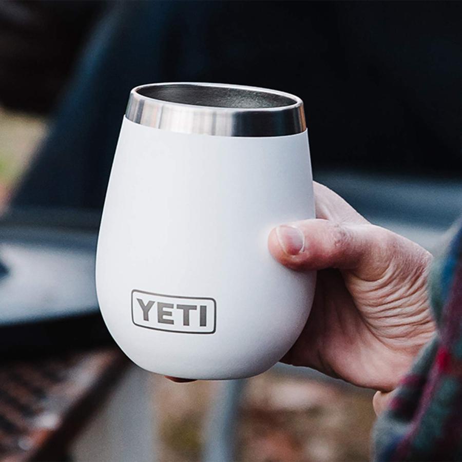 YETI Rambler 10オンス ワインタンブラー 真空断熱 ステンレス製、ホワイト | YETI | 04