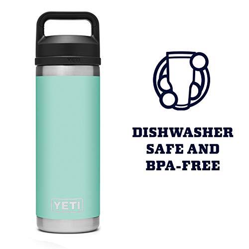 YETI Rambler 18オンス ボトル キャップ付き 真空断熱 ステンレス製、シーフォーム | YETI | 04