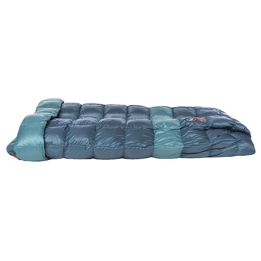 BIG AGNES CAMP ROBBER BEDROLL (650 DOWNTEK), TAPESTRY/TEAL, DOUBLE WIDE (50" X 78") | BIG AGNES | 01