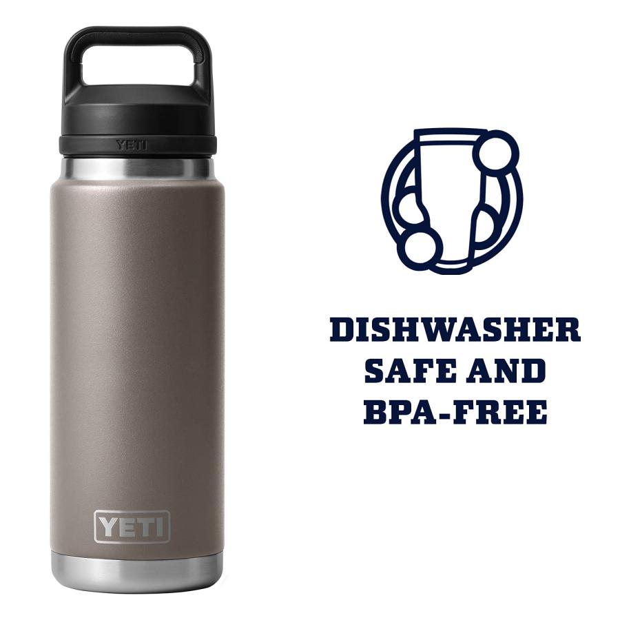 YETI Rambler 26オンス ボトル キャップ付き 真空断熱 ステンレス製、シャープテイルトープ | YETI | 04