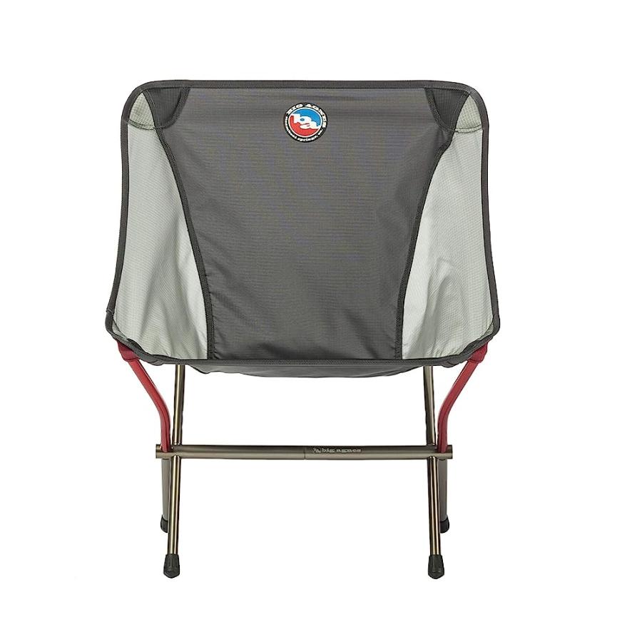 BIG AGNES MICA BASIN CHAIR- ULTRALIGHT, PORTABLE CHAIR FOR CAMPING AND BACKPACKING, ASPHALT/GRAY | BIG AGNES