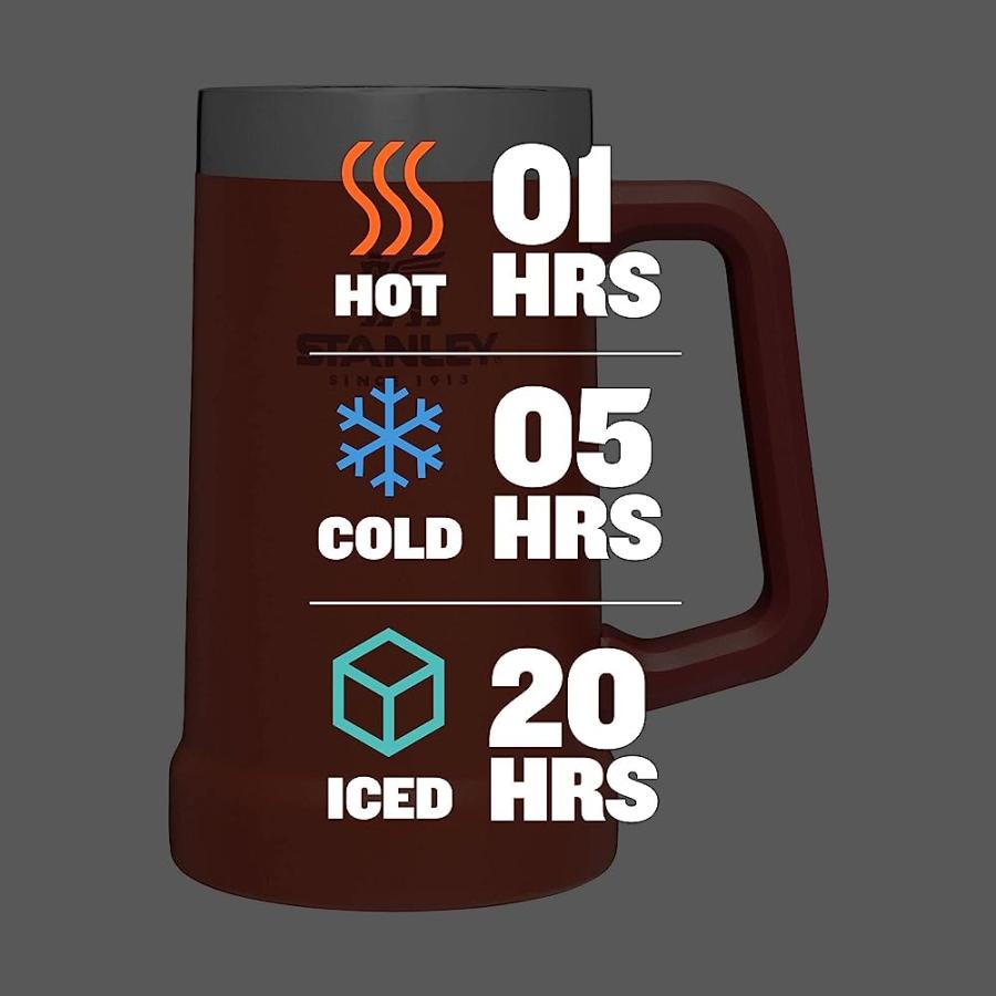 STANLEY ADVENTURE THE BIG GRIP BEER STEIN 24OZ CINNAMON | STANLEY | 03