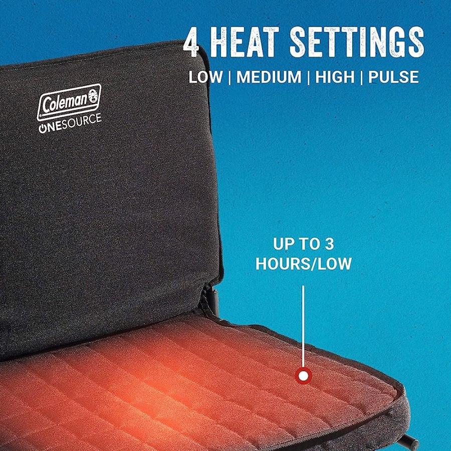 COLEMAN RECHARGEABLE BLEACHER SEAT | ONESOURCE STADIUM SEAT & LITHIUM ION BATTERY | Coleman | 02