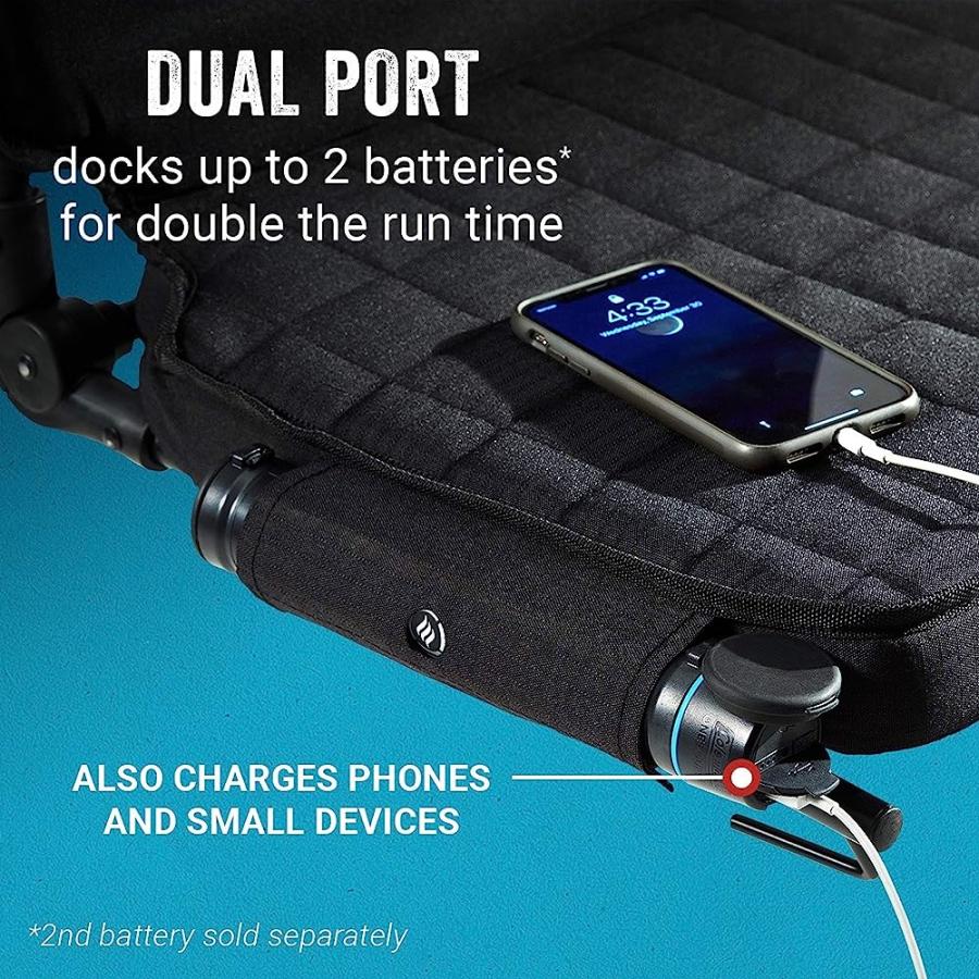 COLEMAN RECHARGEABLE BLEACHER SEAT | ONESOURCE STADIUM SEAT & LITHIUM ION BATTERY | Coleman | 03