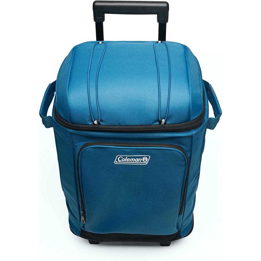 Coleman Chiller Series Insulated Portable Wheeled Soft Cooler, Leak-Proof 42 Can Capacity Cooler with Heavy Duty Wheels and Handle and Ice R | Coleman | 04