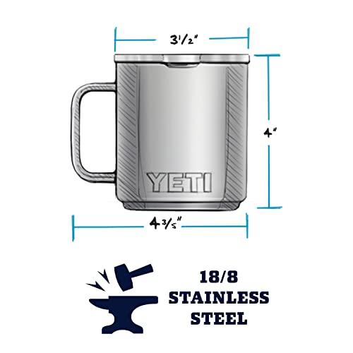 YETI Rambler 10オンス スタッカブルマグ マグスライダー蓋付き 真空断熱 ステンレス製、ハーベストレッド | YETI | 01
