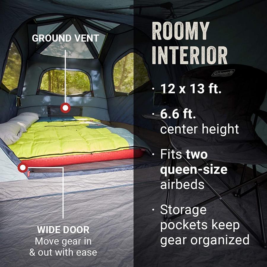 Coleman Camping Tent Skylodge Instant Tent with Screen Room | Coleman | 04