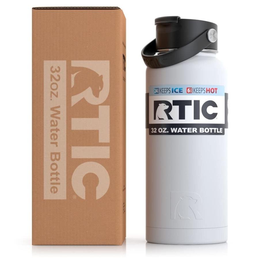 RTIC 32 OZ VACUUM INSULATED BOTTLE, METAL STAINLESS STEEL DOUBLE WALL INSULATION, BPA FREE REUSABLE, LEAK-PROOF THERMOS FLASK FOR WATER, HOT AND |  | 01