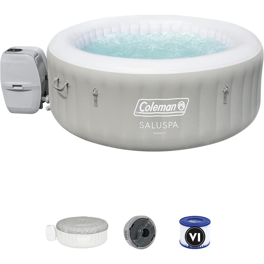 Coleman SaluSpa Tahiti Inflatable Hot Tub Spa, 2-4 Person AirJet Spa | Coleman | 03