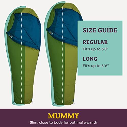 MARMOT VOYAGER 55 MUMMY SLEEPING BAG, CILANTRO, LONG | Marmot | 05