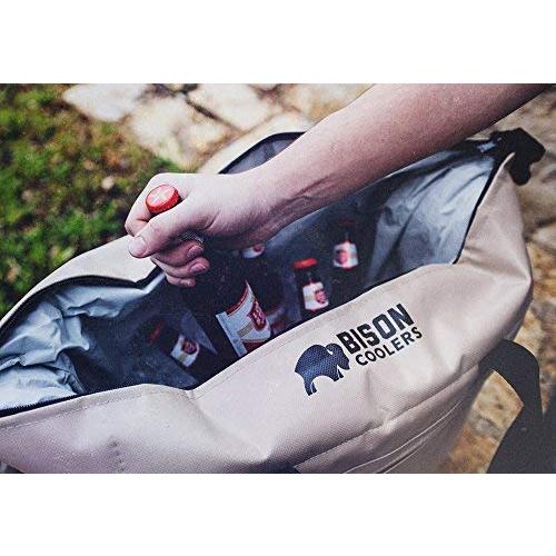 BISON COOLERS BLUE 12 CAN BLUE SOFT SIDED INSULATED COOLER BAG | MADE IN THE USA | BISON（アウトドア） | 05