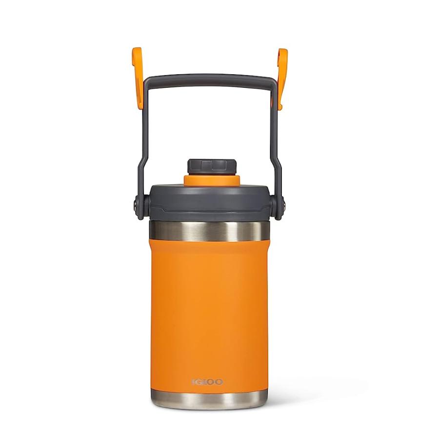 IGLOO 1/2 GAL ORANGE STAINLESS STEEL SPORT JUG | LES CREATIONS