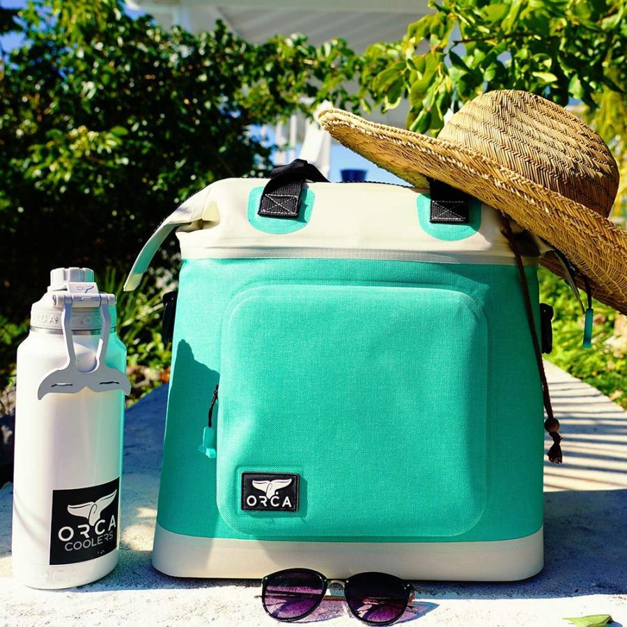 ORCA WALKER TOTE SOFT COOLER BAG, INSULATED BAG WITH SHOULDER STRAP AND EXTRA POCKETS, KEEPS DRINKS ICE COLD ALL DAY, PERFECT FOR BEACH, PARK, HI | ORCA | 07