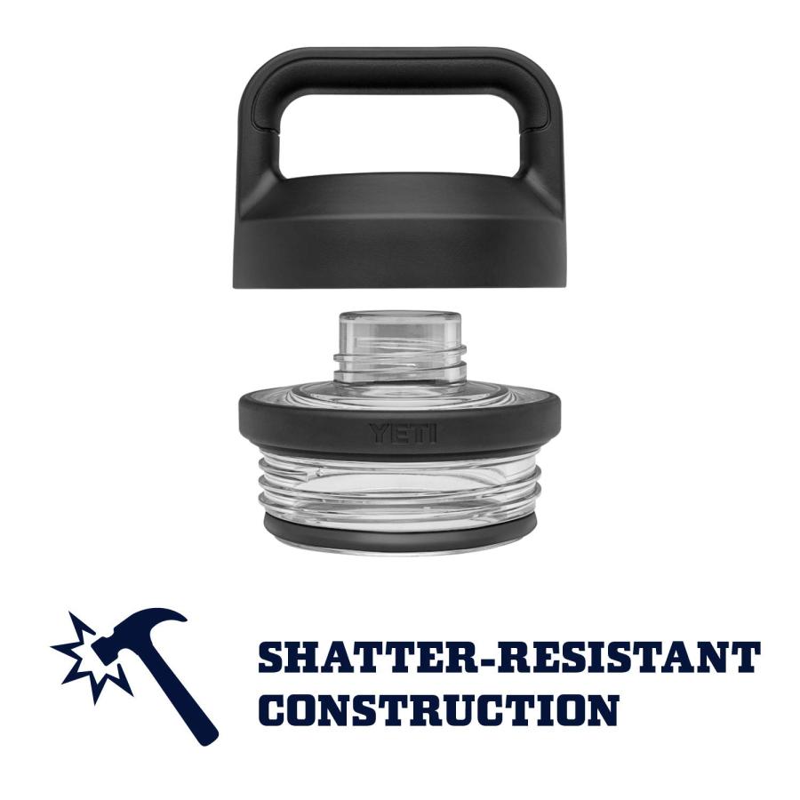 YETI Rambler 46オンス ボトル キャップ付き 真空断熱 ステンレス製、プリックリーピアー | YETI | 03