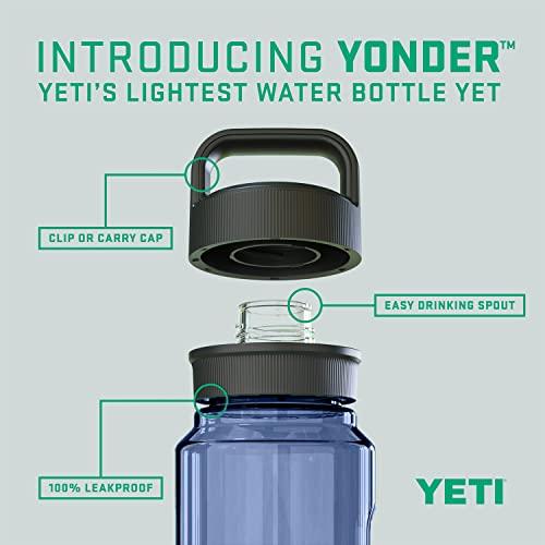 YETI YONDER 1L/34 OZ WATER BOTTLE WITH YONDER CHUG CAP, NAVY | YETI | 01