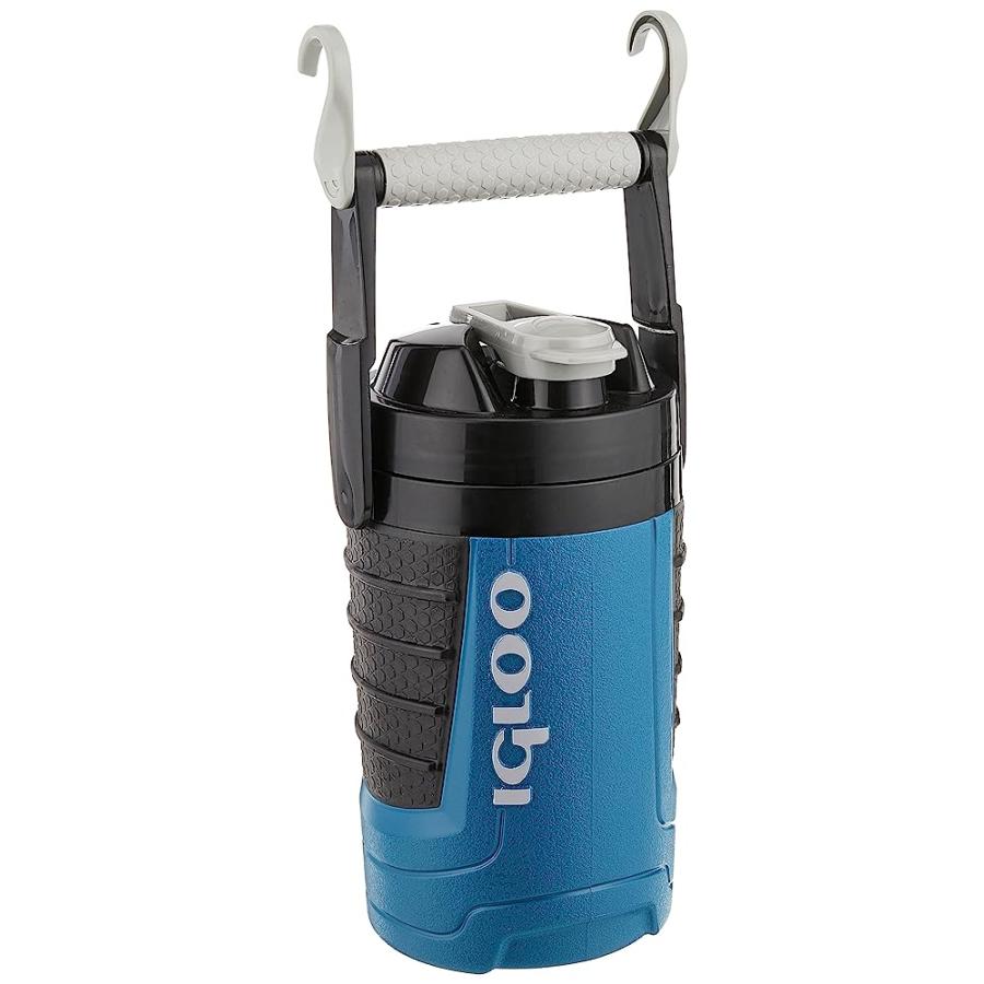 IGLOO PROFORMANCE 1 QUART WATER JUG , BLACK/WHITE/BLUE | LES CREATIONS