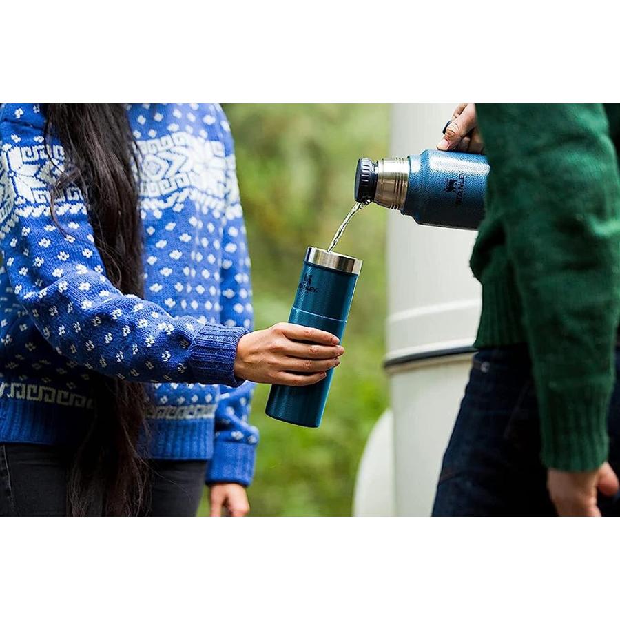 STANLEY ALUMINUM 10-06439-218 THE TRIGGER-ACTION TRAVEL MUG HAMMERTONE LAKE 16OZ / .47L | STANLEY | 06