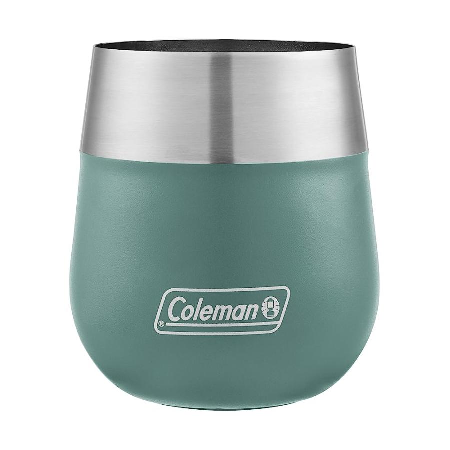 COLEMAN CLARET INSULATED STAINLESS STEEL WINE GLASS, SEAFOAM, 13 OZ. | Coleman