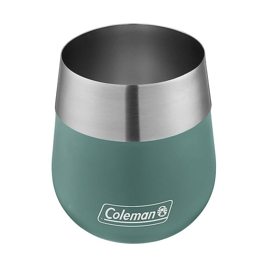 COLEMAN CLARET INSULATED STAINLESS STEEL WINE GLASS, SEAFOAM, 13 OZ. | Coleman | 01