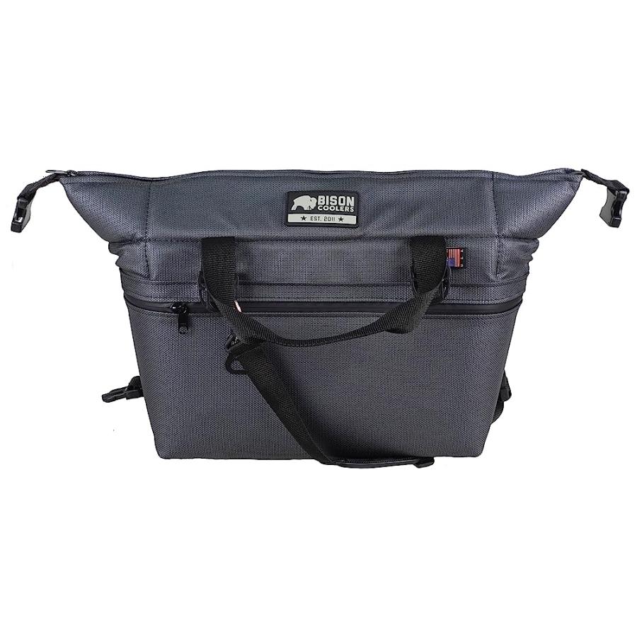 BISON COOLER 24 CAN GUNMETAL XD SERIES SOFTPAK SOFT COOLER | BISON（アウトドア） | 03