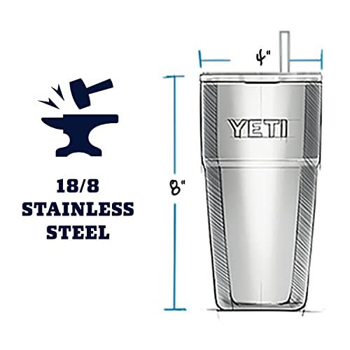 YETI RAMBLER 26 OZ STRAW CUP, VACUUM INSULATED, STAINLESS STEEL WITH STRAW LID, HIGH DESERT CLAY | YETI | 06