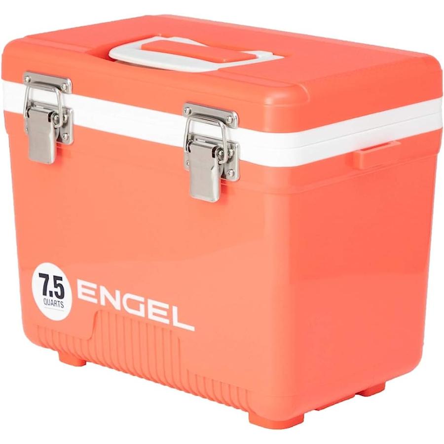 ENGEL UC7 7.5QT LEAK-PROOF, AIR TIGHT, DRYBOX COOLER AND SMALL HARD SHELL LUNCHBOX FOR MEN AND WOMEN IN CORAL |  | 03