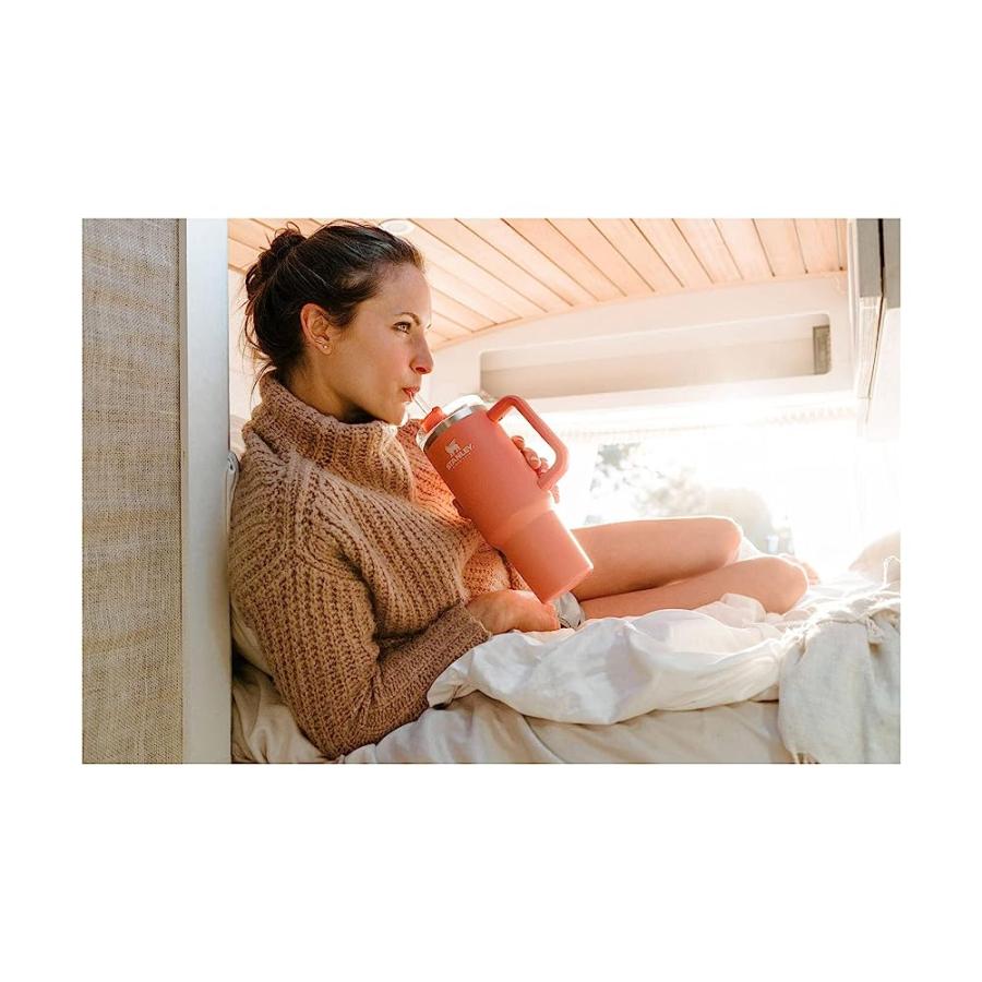 STANLEY THE BIG GRIP TRAVEL QUENCHER GRAPEFRUIT, 1 EA | STANLEY | 02