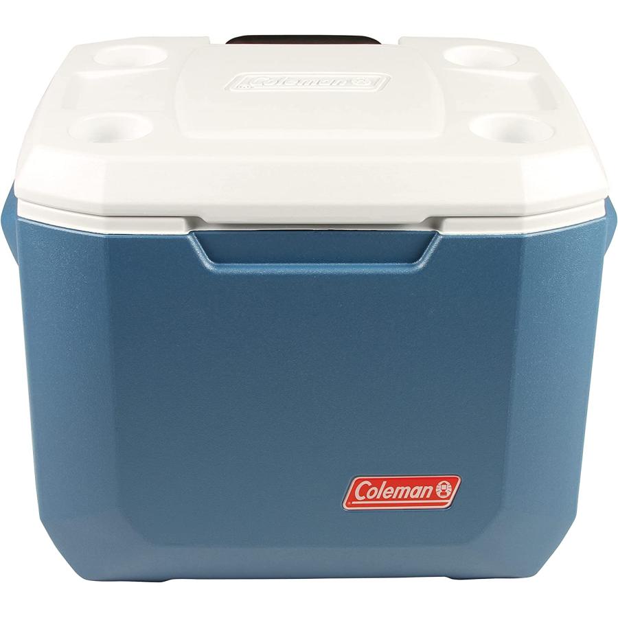 Coleman Portable Cooler with Wheels Xtreme Wheeled Cooler, 50-Quart, Blue/White | Coleman