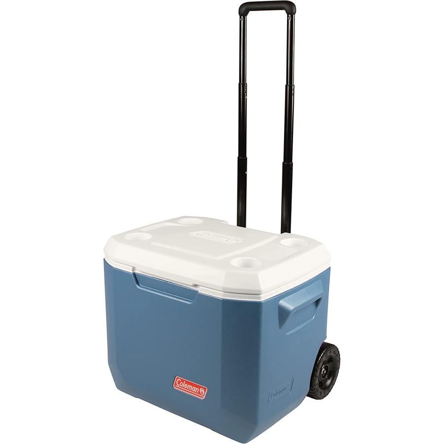 Coleman Portable Cooler with Wheels Xtreme Wheeled Cooler, 50-Quart, Blue/White | Coleman | 02