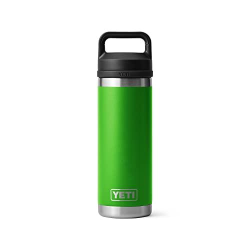 YETI RAMBLER 18 OZ BOTTLE, VACUUM INSULATED, STAINLESS STEEL WITH CHUG CAP, CANOPY GREEN | YETI | 02